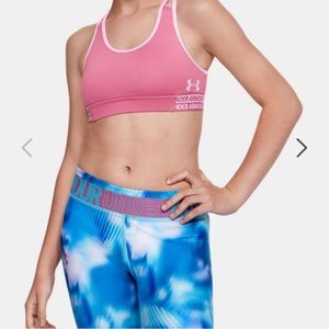 Youth Extra Large Girls Pink Sports Bra NWOT